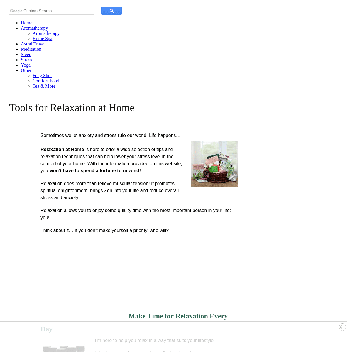 A complete backup of relaxationathome.com