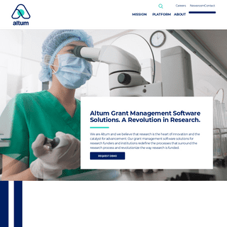 Grant Management Software Solutions for Research | Altum