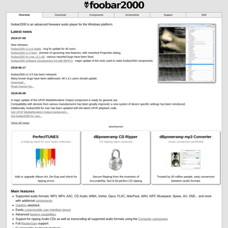 A complete backup of foobar2000.org