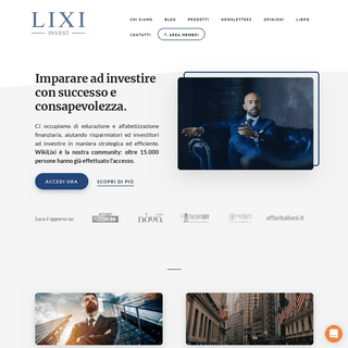 Lixi Invest - Tutti i segreti della finanza