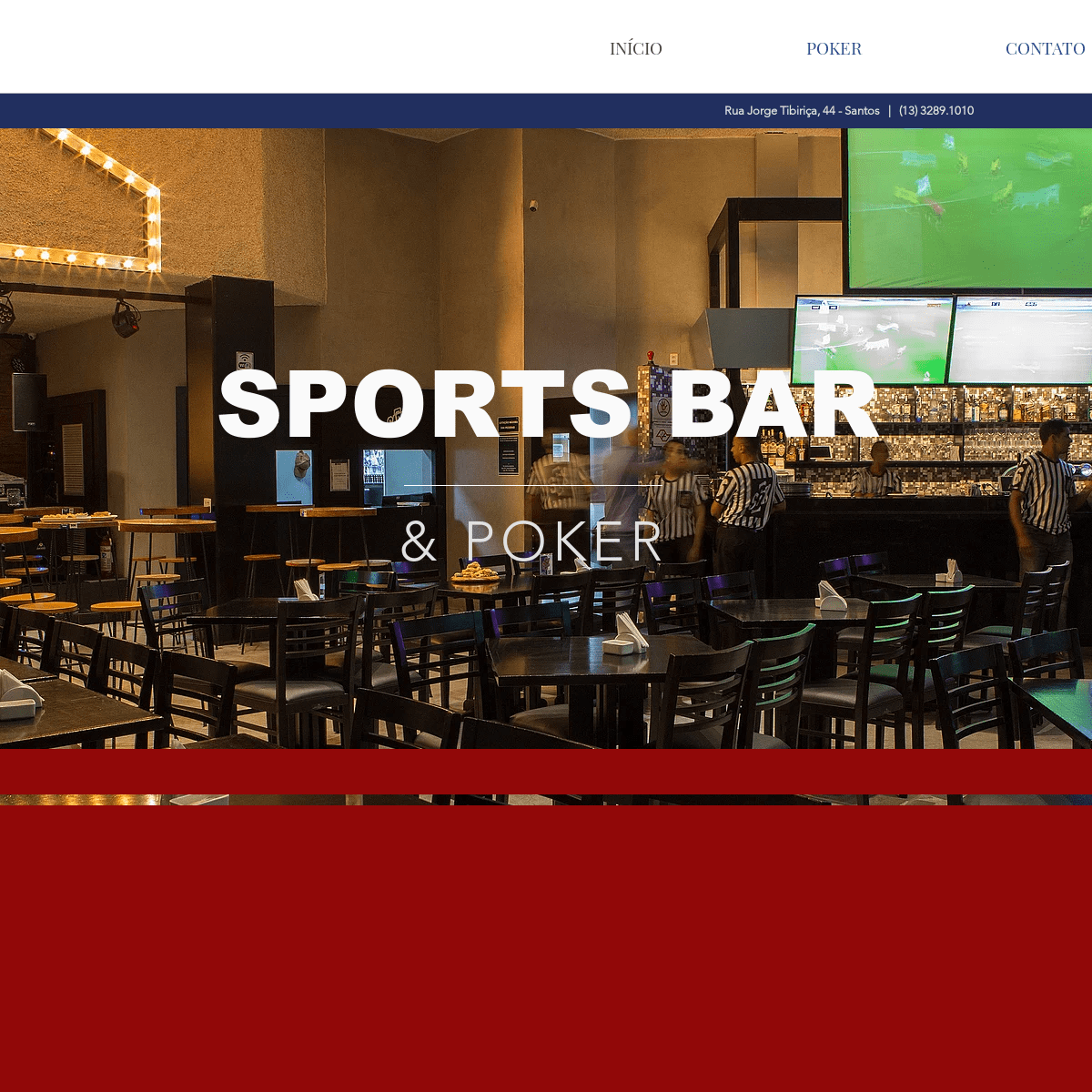  Six Sports Bar - casa de poker em Santos