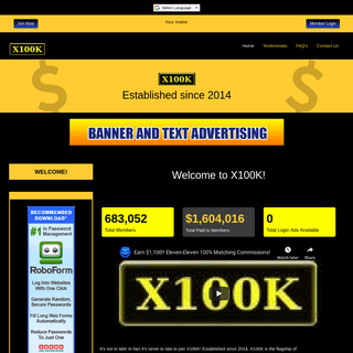A complete backup of x100k.com