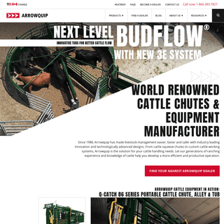 World Renowned Cattle Chutes & Equipment Manufacturer | Arrowquip