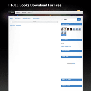 IIT-JEE Books Download For Free
