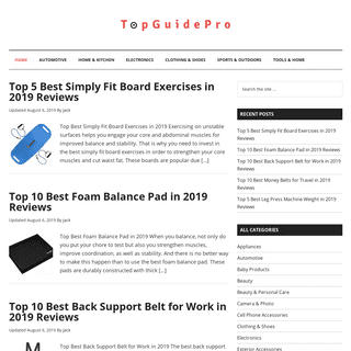 TopGuidePro – Guide to Awesome Products!