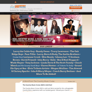 A complete backup of countrymusiccruise.com
