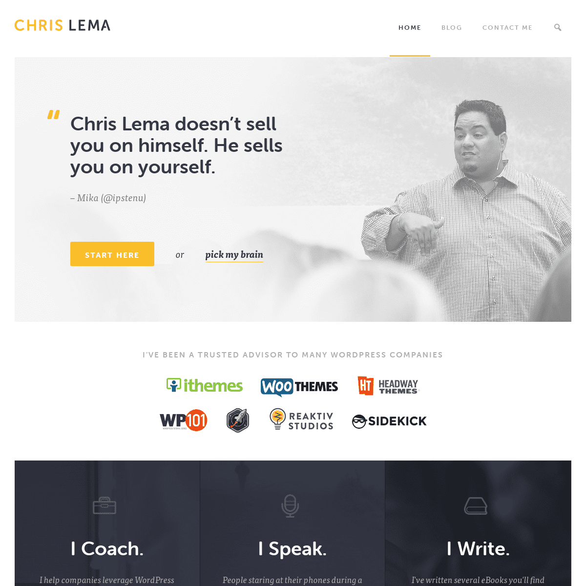 ChrisLema.com - Helping businesses leverage WordPress and helping WordPress businesses find leverage.