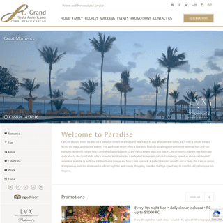 Grand Fiesta Americana Coral Beach Cancun | A Luxury Resort