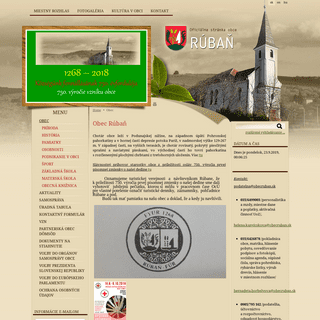 Obec - Oficiálna stránka obce Rúbaň