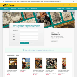 ZVAB - Zentrales Verzeichnis Antiquarischer Bücher | Antiquarische und vergriffene Bücher online bestellen