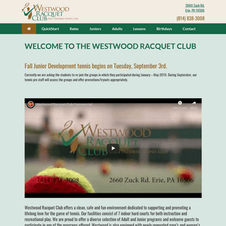 Home Page | Westwood Racquet Club, Erie PA