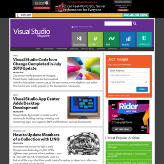 Visual Studio Magazine Home -- Visual Studio Magazine