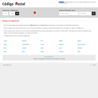 A complete backup of codigo-postal.pt