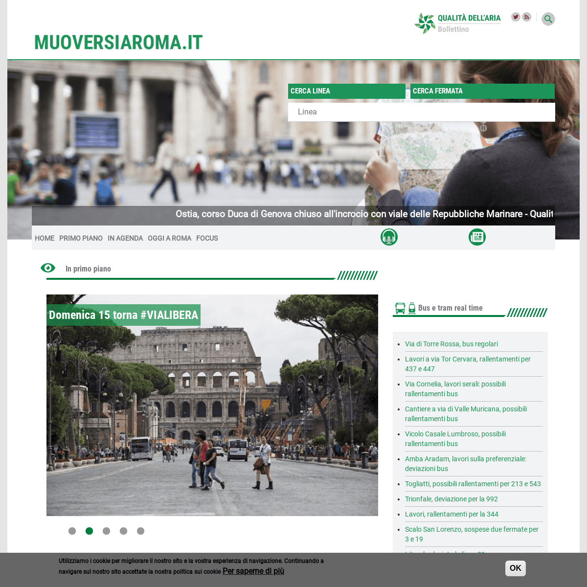 Muoversi a Roma | infomobilità in tempo reale