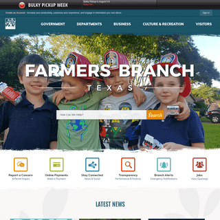 Farmers Branch, TX - Official Website | Official Website