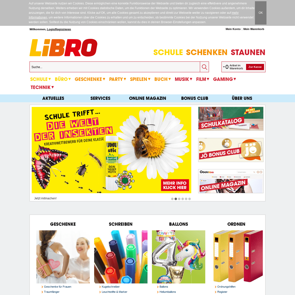 LIBRO - Schule Schenken Staunen | libro.at