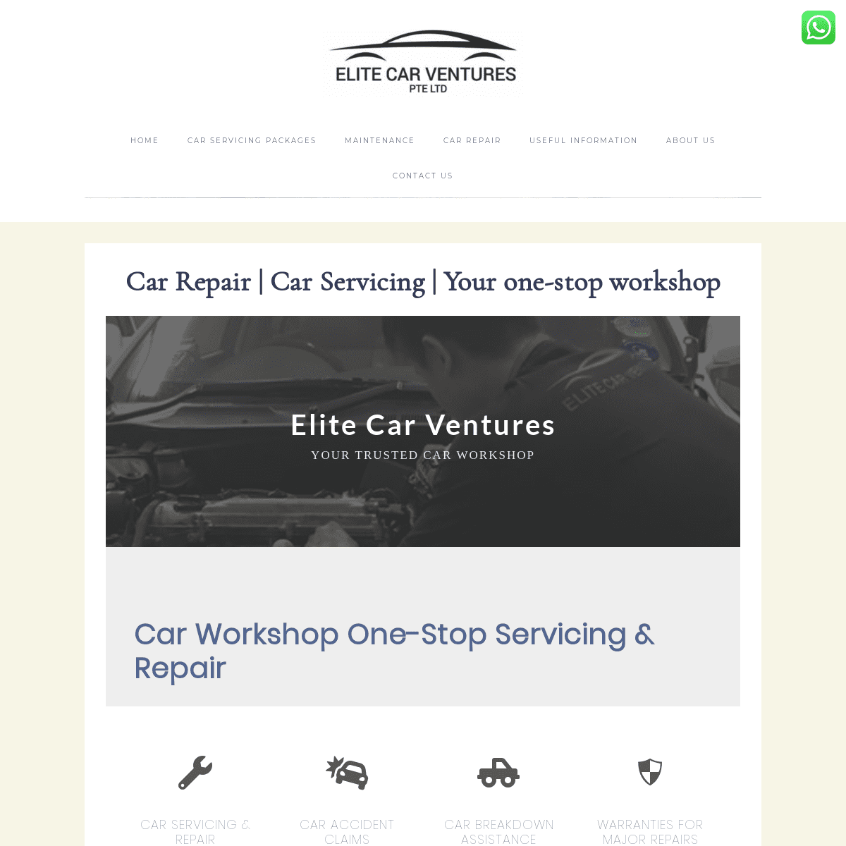 Car Repair | Car Servicing | Your one-stop workshop - ECV Car Service Singapore