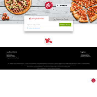 Ordena Pizza para entrega desde Pizza Hut