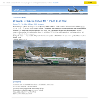 UPDATE: x737project v550 for X-Plane 11 is here! | Home | x737 Project