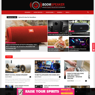 BoomSpeaker - Speaker Reviews, News and Comparisons -