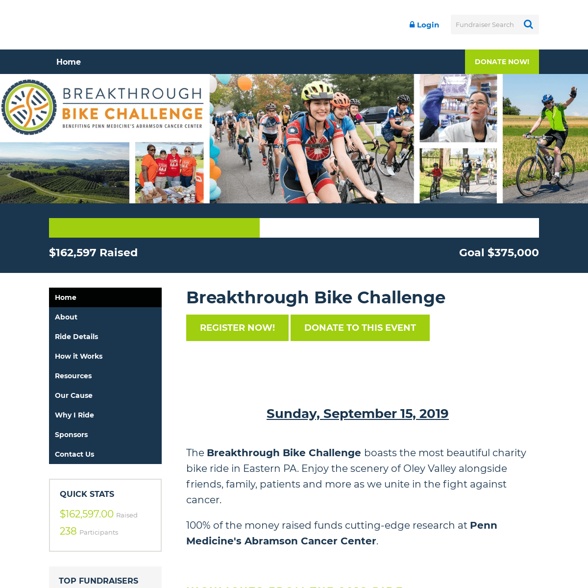 Breakthrough Bike Challenge