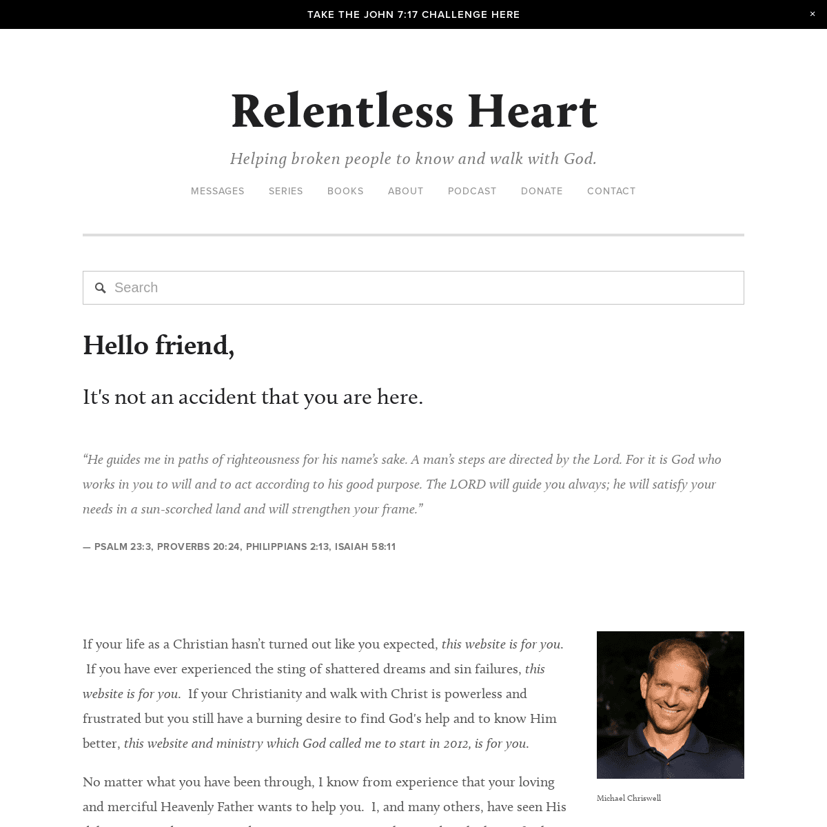A complete backup of relentlessheart.com
