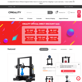 Creality3D® Official Online Store-To Buy, Learn, Get support