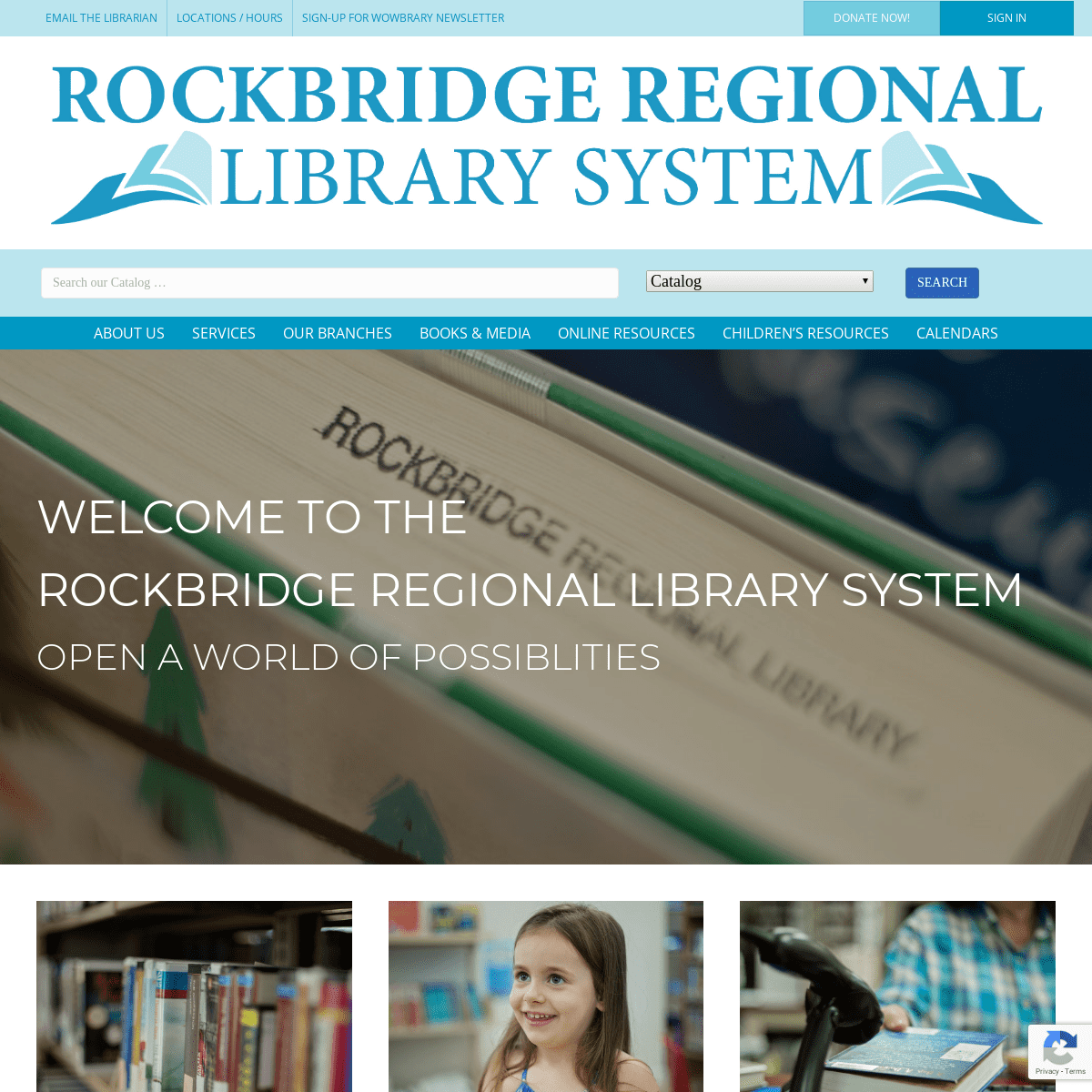 Welcome to the Rockbridge Regional Library System