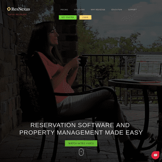 Reservation Software & Property Management System by ResNexus for Hotels, Bed and Breakfast, Campgrounds, & Vacation Ren