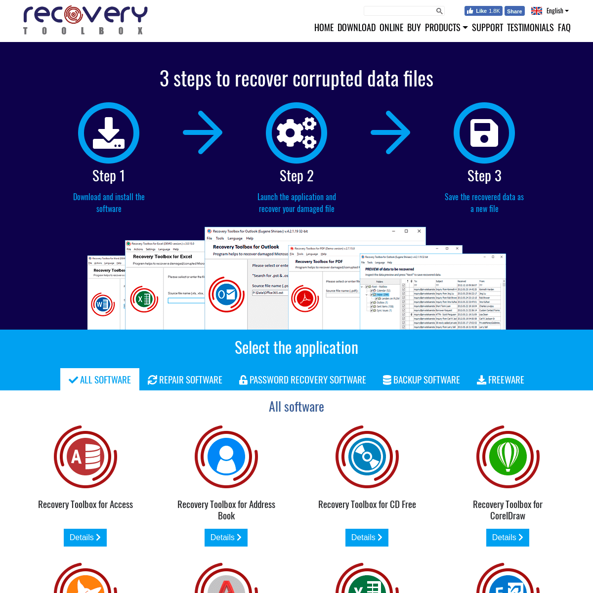 Recovery Toolbox, Inc. - Independent Software Vendor of recovery tools for corrupted files
