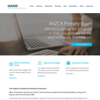 MAK95 â€“ An ANZCA Primary Exam Resource