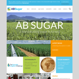 AB Sugar | World leading sugar business | Home
