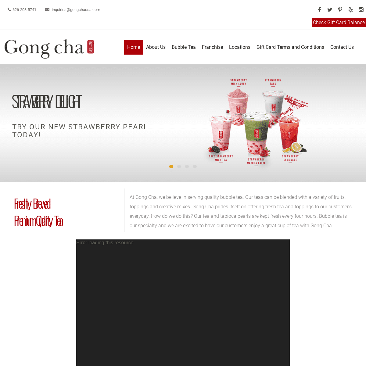 Gong Cha USA | Premium Quality Bubble Tea