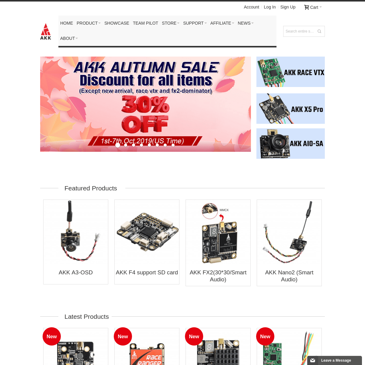 AKK Technology Inc - Quality VTX,AIO camera,antenna,drone