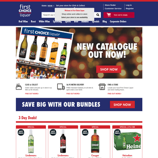First Choice Liquor - Buy Wine, Beer, Cider & Spirits Online - First Choice Liquor