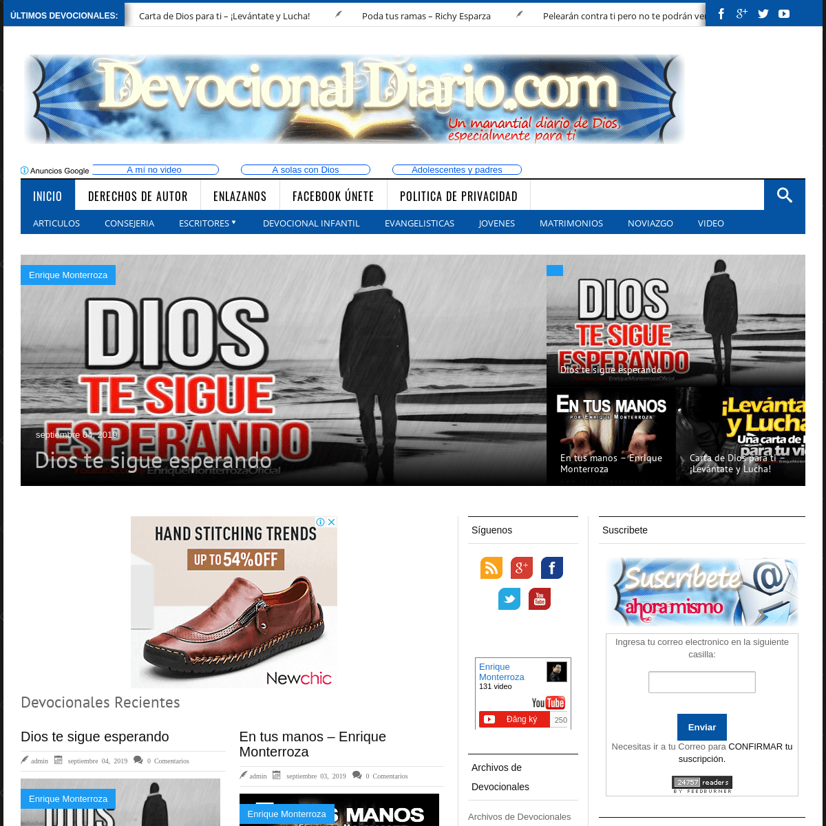 Devocional Diario.com | Devocionales Diarios, Reflexiones Diarias, Meditaciones Diarias, Articulos Cristianos