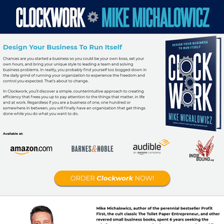 Clockwork by Mike Michalowicz