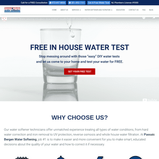 Water Softener Company Proudly Serving Northern NJ