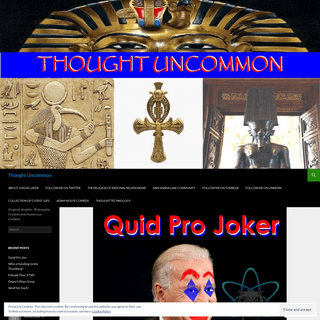 A complete backup of thoughtuncommon.wordpress.com
