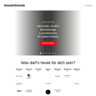 Günstige Markenkleidung im Online Shopping Club - brands4friends.de 