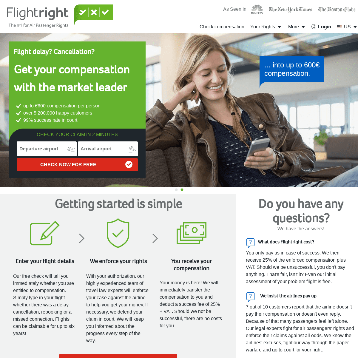 Claim your Right for Flight Delay Compensation | Flightright