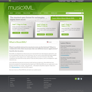 A complete backup of musicxml.com