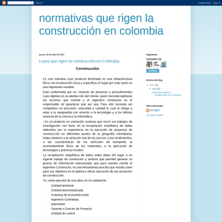 normativas que rigen la construcción en colombia