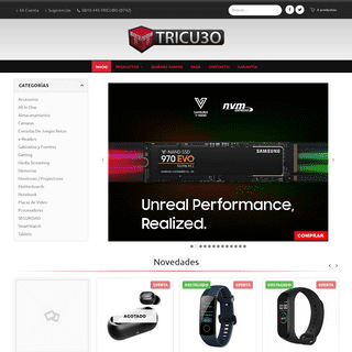 TRICUBO – Empresa dedicada a la venta de componentes para el armado de PCs
