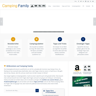 Camping Family â€“ Familienurlaub mit einem Wohnmobil und alles rund ums Camping