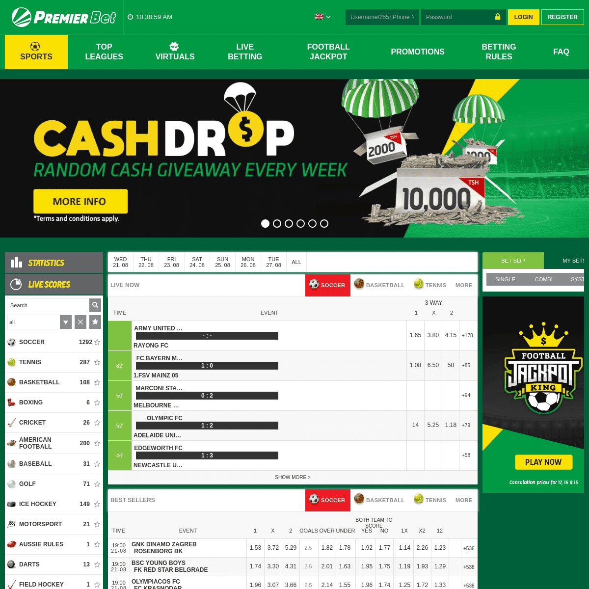 PremierBet Online Betting – Premier Bet Tanzania