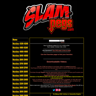 SLAMpegs.com - Downloadable Female Pro Wrestling Video Matches!