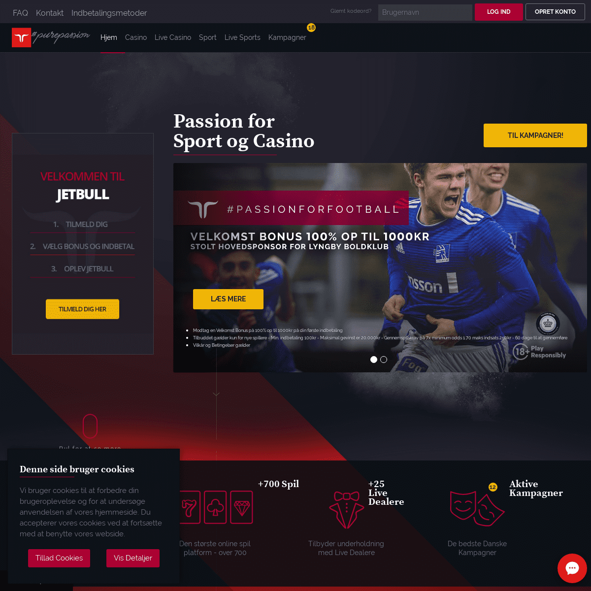 StÃ¸rste Online Casino og Sportsbetting - FÃ¥ bonus hos Jetbull