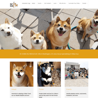 DC Shiba Inu Rescue – Washington DC rescue that specializes in Shiba Inu but also takes in similar primitive and mixed breeds