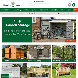 Garden Sheds, Furniture and Outdoor Storage Solutions